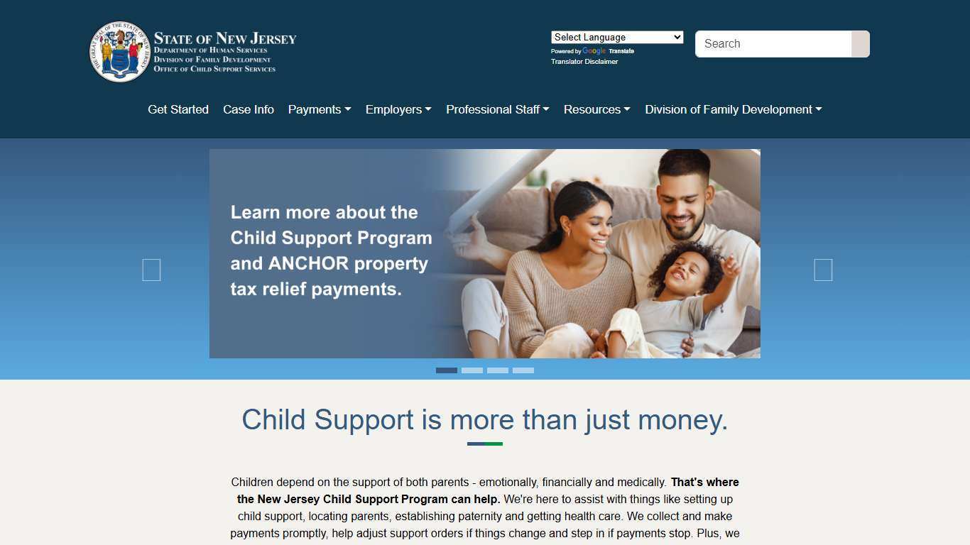 NJ Child Support - Home