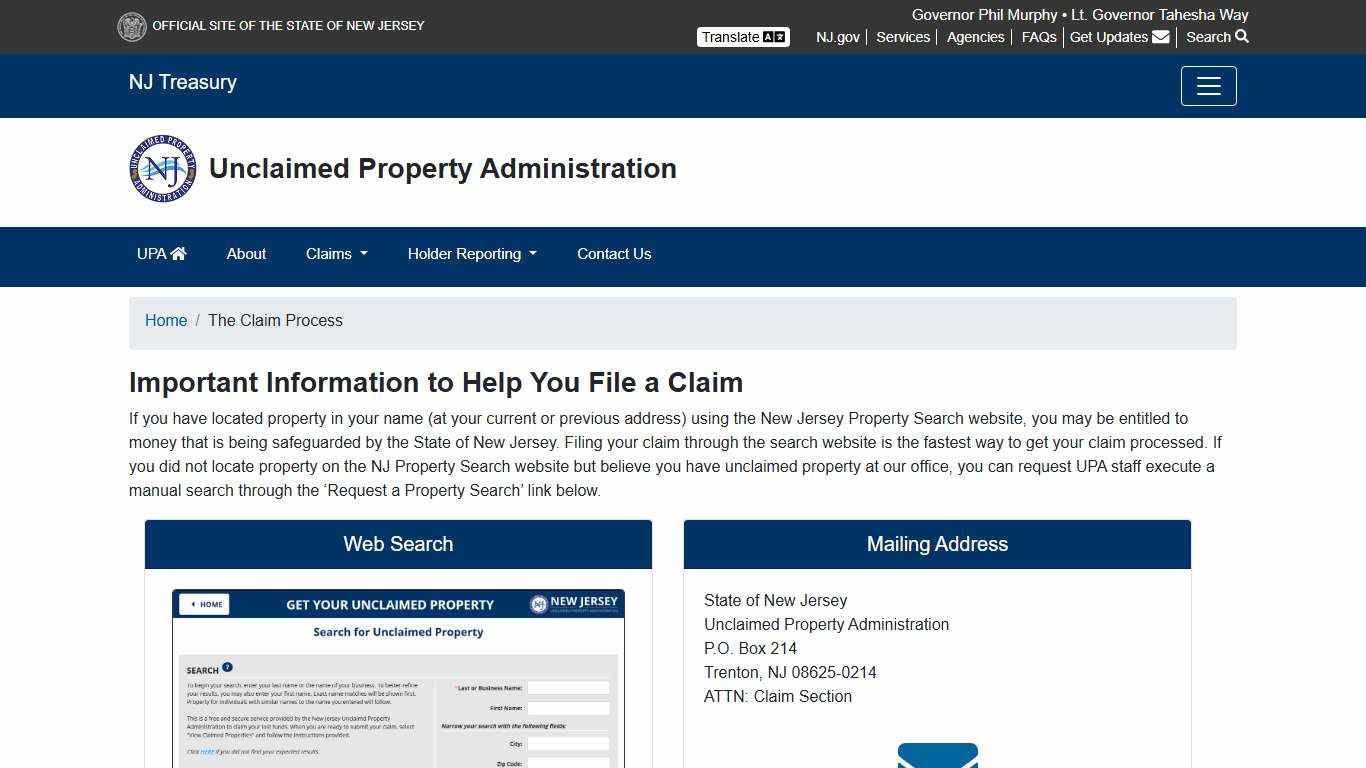 Unclaimed Property Administration